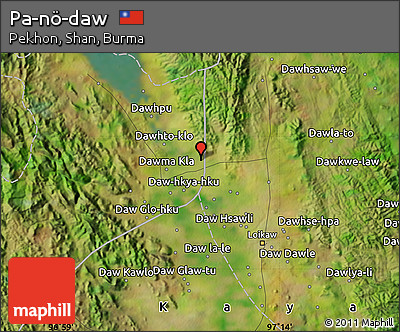 Satellite Map of Pa-nö-daw