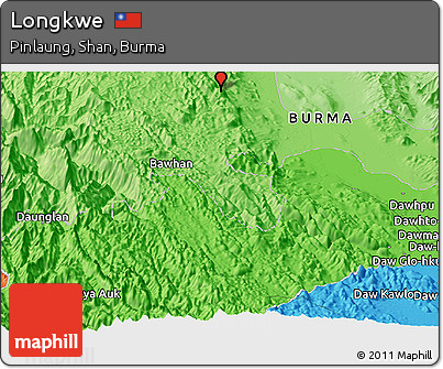 Political Panoramic Map of Longkwe