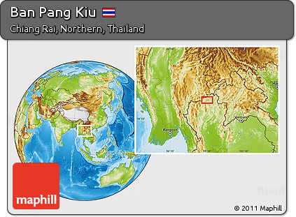Physical Location Map of Ban Pang Kiu