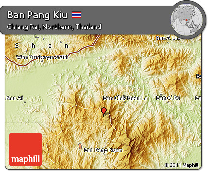 Physical Map of Ban Pang Kiu
