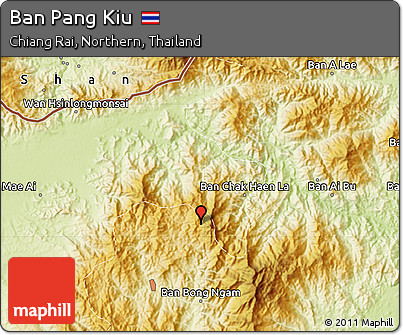 Physical Map of Ban Pang Kiu
