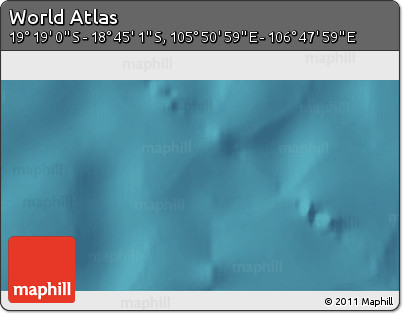 Satellite 3D Map of the Area around 19° 2' 1" S, 106° 19' 29" E
