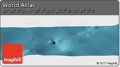 Satellite Panoramic Map of the Area around 19° 2' 1" S, 10° 16' 30" E