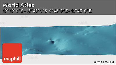 Satellite Panoramic Map of the Area around 19° 2' 1" S, 10° 16' 30" E