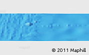 Physical Panoramic Map of the area around 19° 2' 1" S, 110° 25' 30" W