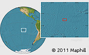 Satellite Location Map of the area around 19° 2' 1" S, 111° 16' 30" W