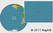 Satellite Location Map of the area around 19° 2' 1" S, 112° 7' 30" W
