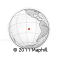 Outline Map of the Area around 19° 2' 1" S, 112° 7' 30" W, rectangular outline