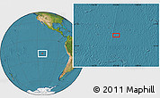 Satellite Location Map of the area around 19° 2' 1" S, 112° 58' 29" W