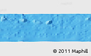 Physical Panoramic Map of the area around 19° 2' 1" S, 114° 40' 30" W