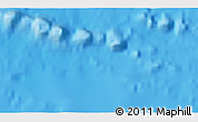 Physical 3D Map of the area around 19° 2' 1" S, 115° 31' 30" W