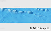 Physical Panoramic Map of the area around 19° 2' 1" S, 115° 31' 30" W