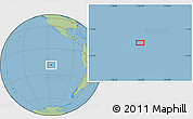 Savanna Style Location Map of the area around 19° 2' 1" S, 116° 22' 30" W