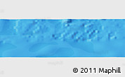 Political Panoramic Map of the area around 19° 2' 1" S, 117° 13' 29" W