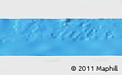 Shaded Relief Panoramic Map of the area around 19° 2' 1" S, 117° 13' 29" W