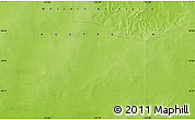 Physical Map of the area around 19° 2' 1" S, 123° 19' 29" E