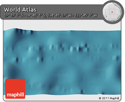 Satellite 3D Map of the Area around 19° 2' 1" S, 134° 13' 29" W