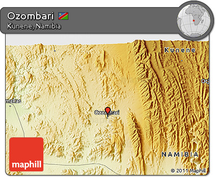 Physical 3D Map of Ozombari