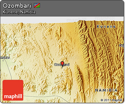 Physical 3D Map of Ozombari