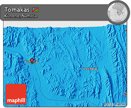 Political 3D Map of Tomakas