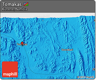 Political 3D Map of Tomakas