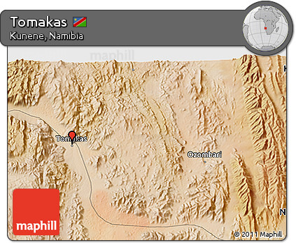 Satellite 3D Map of Tomakas