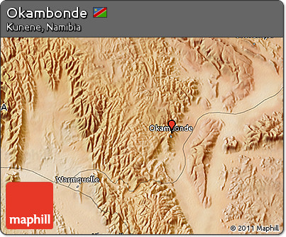 Satellite 3D Map of Okambonde