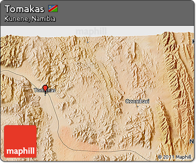 Satellite 3D Map of Tomakas