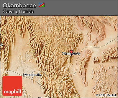 Satellite 3D Map of Okambonde