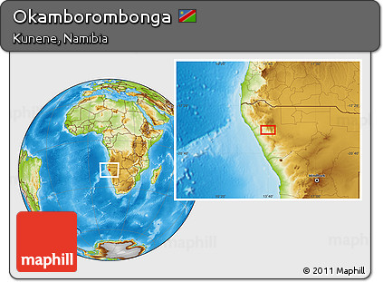 Physical Location Map of Okamborombonga