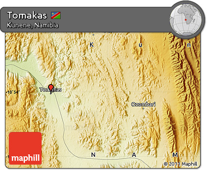 Physical Map of Tomakas