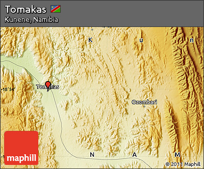 Physical Map of Tomakas