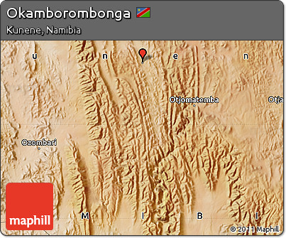 Satellite Map of Okamborombonga