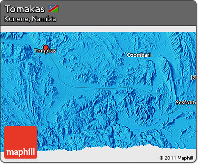 Political Panoramic Map of Tomakas