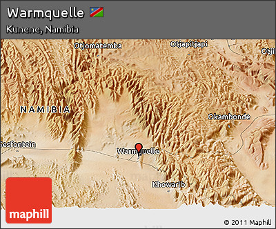 Satellite Panoramic Map of Warmquelle
