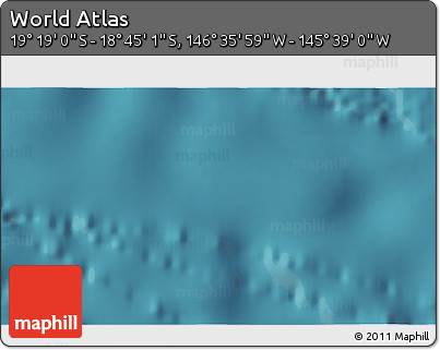 Satellite 3D Map of the Area around 19° 2' 1" S, 146° 7' 30" W