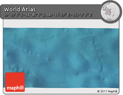 Satellite 3D Map of the Area around 19° 2' 1" S, 149° 40' 30" E