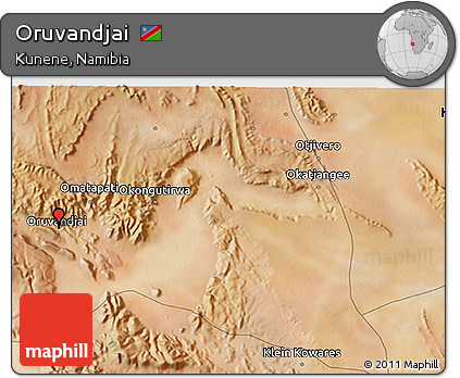 Satellite 3D Map of Oruvandjai
