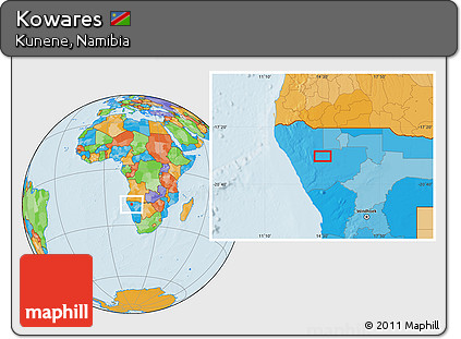 Political Location Map of Kowares