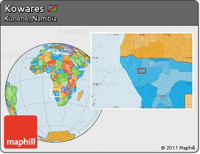 Political Location Map of Kowares