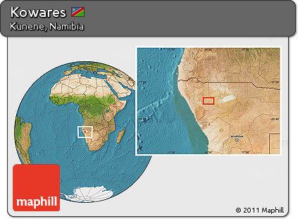 Satellite Location Map of Kowares