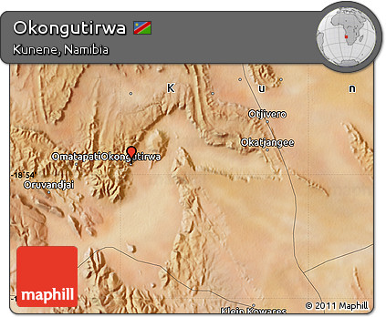 Satellite Map of Okongutirwa