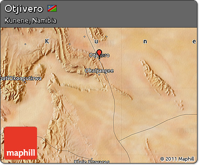 Satellite Map of Otjivero