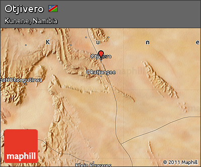 Satellite Map of Otjivero