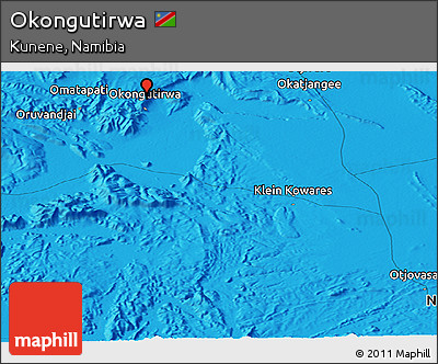 Political Panoramic Map of Okongutirwa