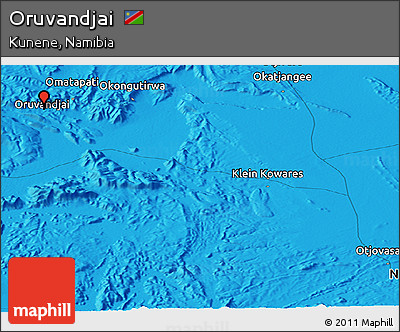 Political Panoramic Map of Oruvandjai