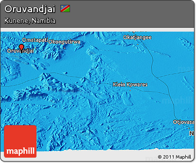 Political Panoramic Map of Oruvandjai