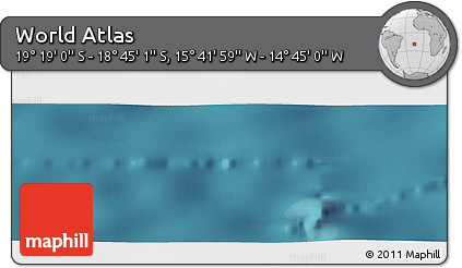 Satellite Panoramic Map of the Area around 19° 2' 1" S, 15° 13' 29" W
