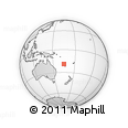 Outline Map of the Area around 19° 2' 1" S, 164° 58' 29" E, rectangular outline