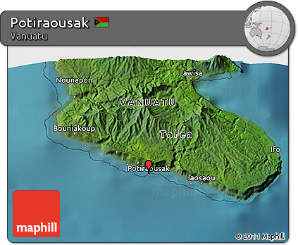 Satellite 3D Map of Potiraousak
